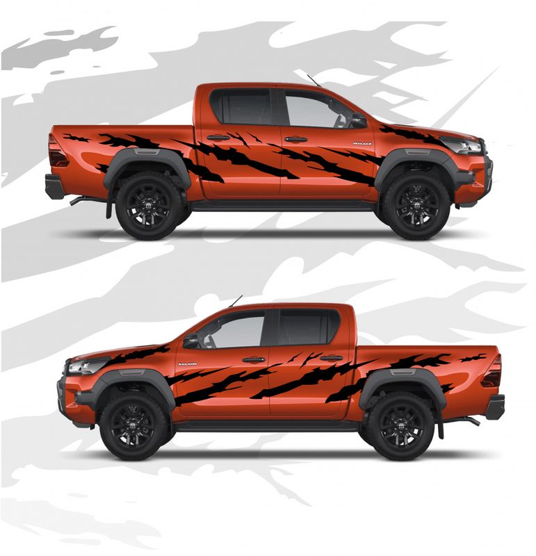 Toyota Hilux burning style
