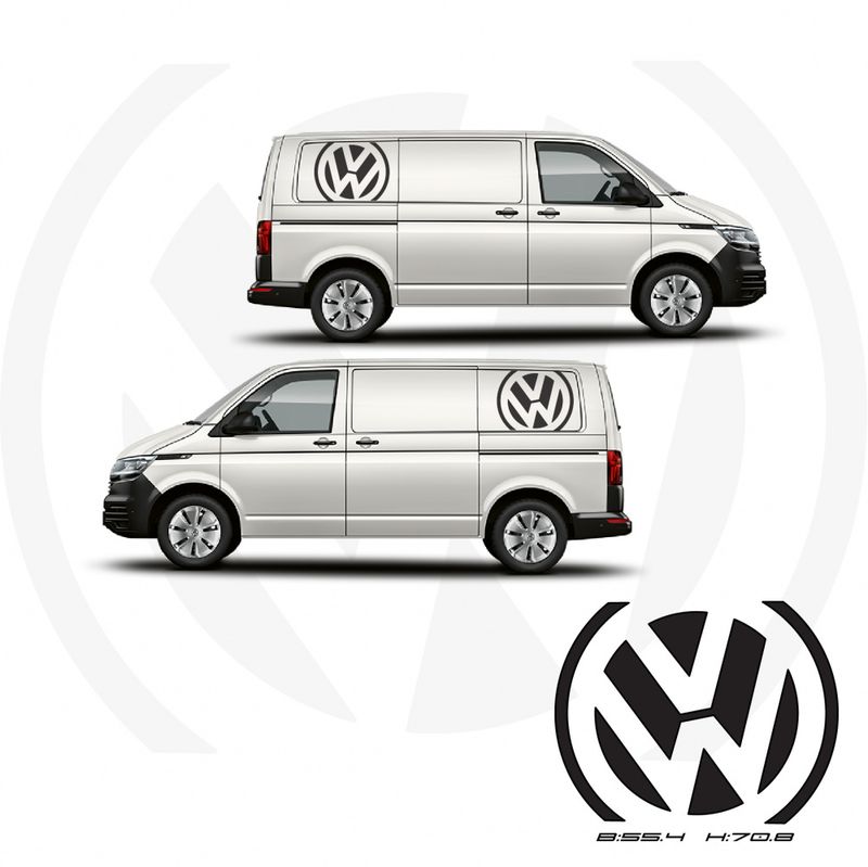 VW Transporter side logo  2 stk